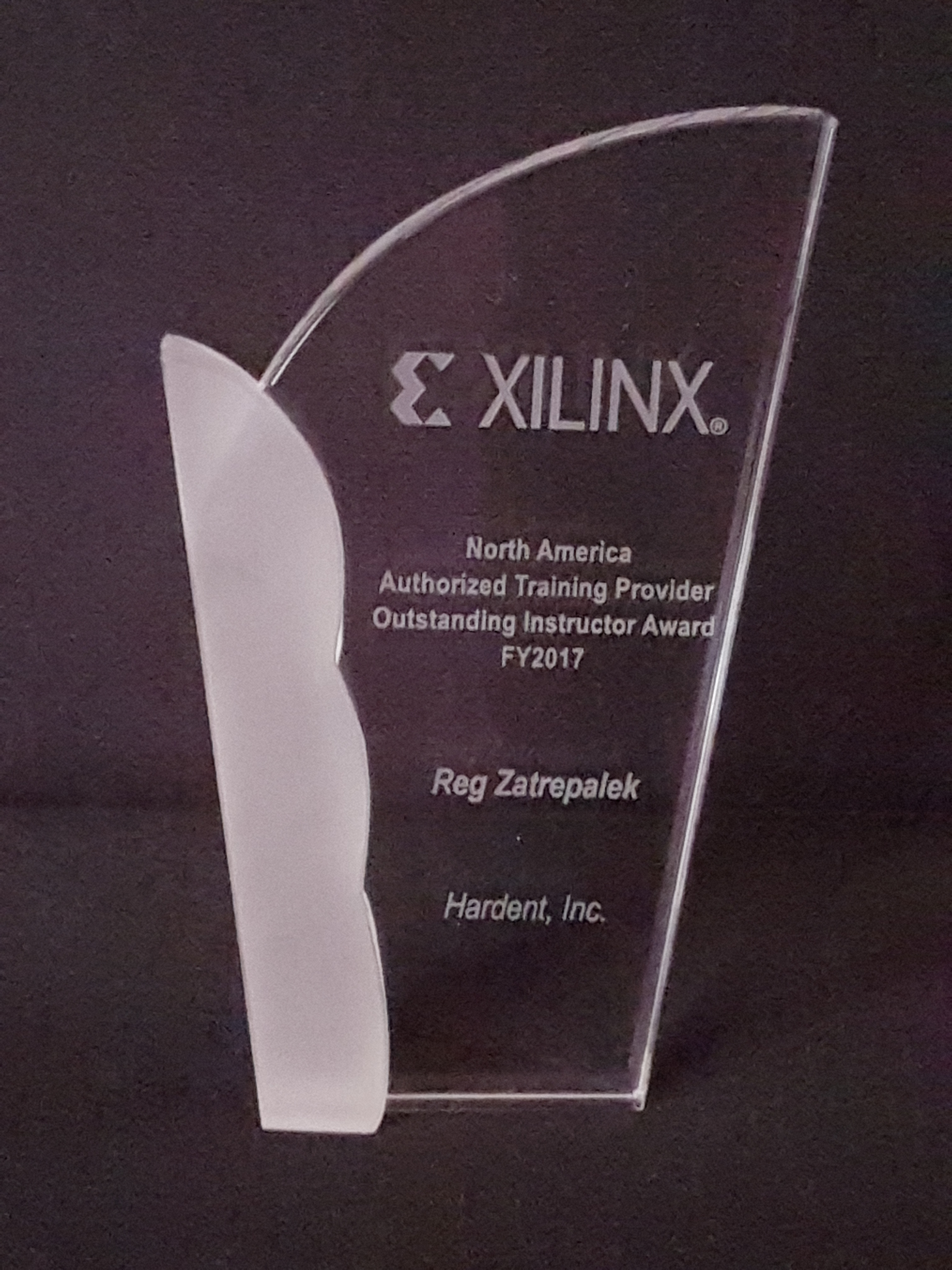 Xilinx Outstanding Instructor Award